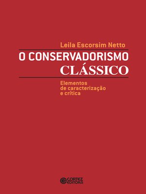 cover image of O conservadorismo clássico